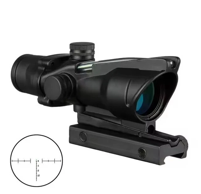 Visée POINT ROUGE VERT BLEU 4X32 TYPE ACOG BLACK CYBERGUN Visée POINT ROUGE VERT BLEU 4X32 TYPE ACOG BLACK CYBERGUN