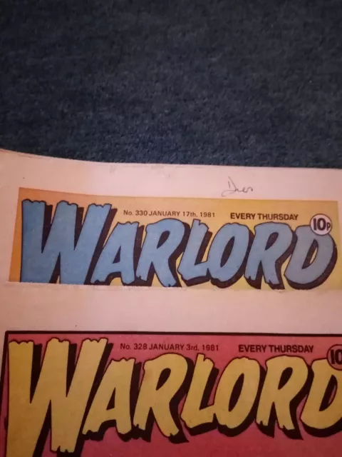 The Warlord Comic one only 1981 no 335 February 21st