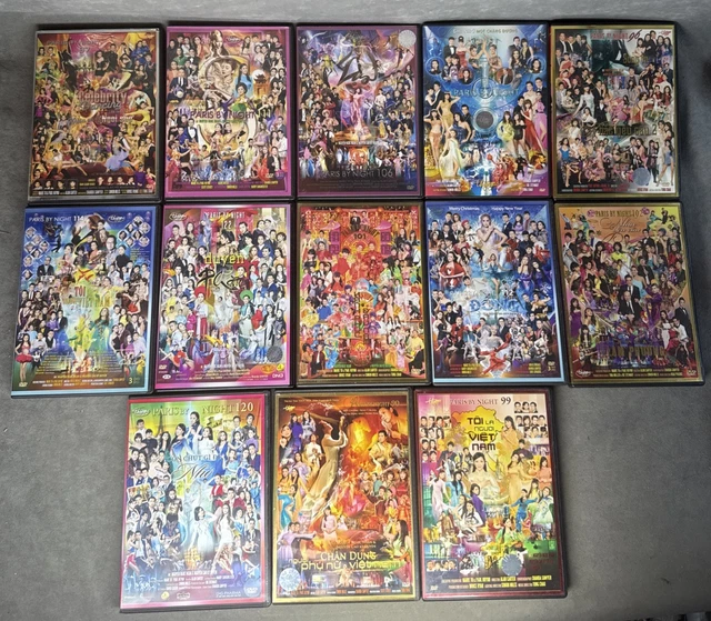 13 DVD Lot Vietnamese Paris By Night, Asia Video / Asian Entertainment