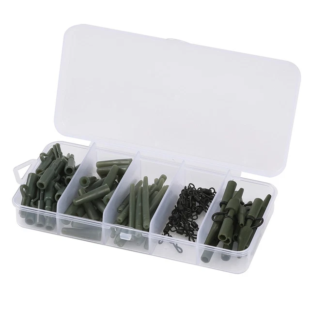 Kit De Matériel De Pêche Carpe Avec Boîte Émerillon Hameçons Anti