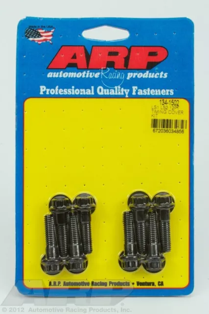 ARP 134-1502 Black LS1 LS2 12pt timing cover bolt kit