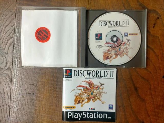 Jeu PS1 DISCWORLD II - Psygnosis 1997 - Version PAL FR - Bon état Sans Notice