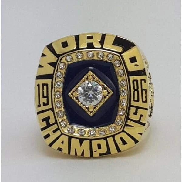 Stunning SPECIAL EDITION New York Mets World Champions Men's Ring (1986) In 925