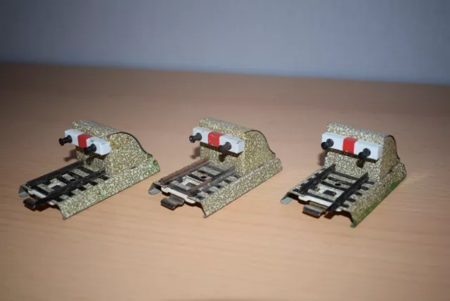 "3 alte" Märklin Prellböcke aus Blech 462