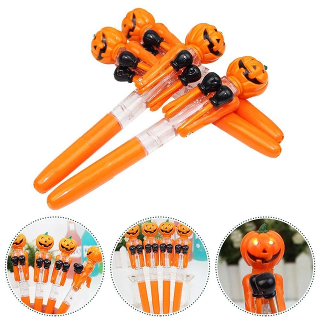 NUEVO Halloween Bolígrafos Calavera Calavera Rollerball Decoración Pluma Fiesta A4M8