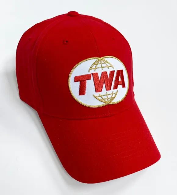 Classic Look TWA Trans World Airlines Crew Cap - Brand New, Unworn, Collectible! 3