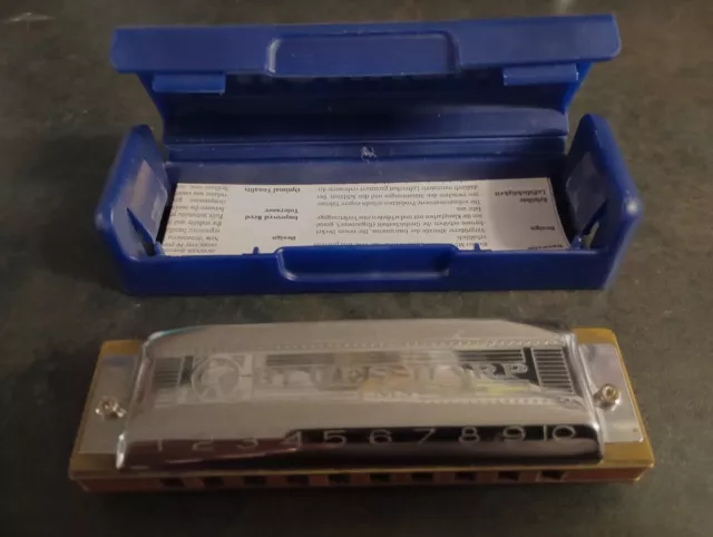 Hohner 532 /20 Ms Blues Harp In C M533016 Trossingen Harmonica 10 Holes