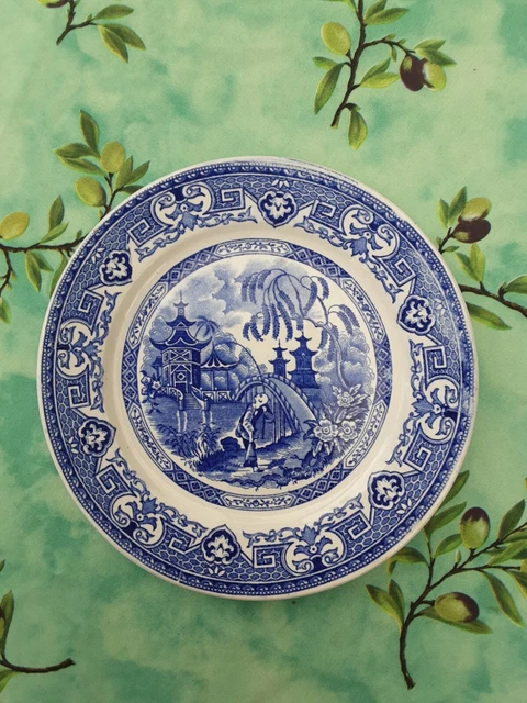 Assiette  Yeddo France Sarreguemines