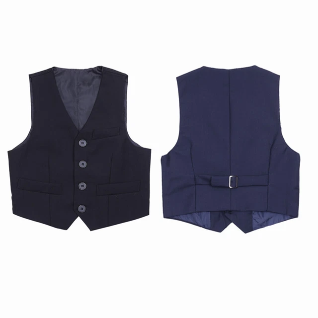 Abito bambini ragazzi gilet festa gilet matrimonio gentiluomo abbigliamento