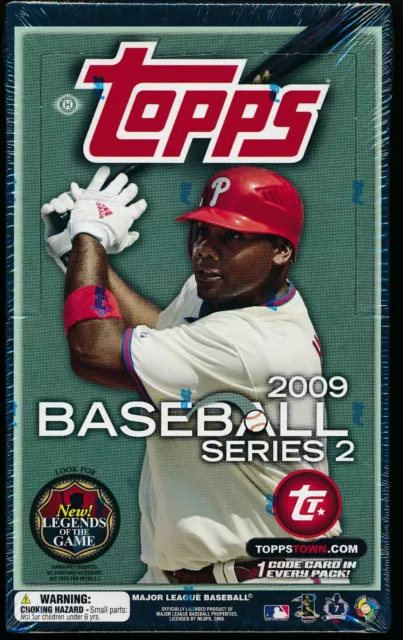 2009 Topps Series 2 Two Baseball Factory Sealed Hobby Box 36 Packs