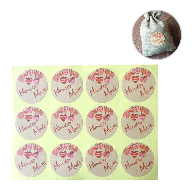 30 Sheets Sealing Sticker Verpackungsaufkleber Handgemachter Aufkleber Etiket