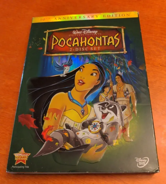Pocahontas DVD 10th Anniversary Edition Walt Disney Home Entertainment