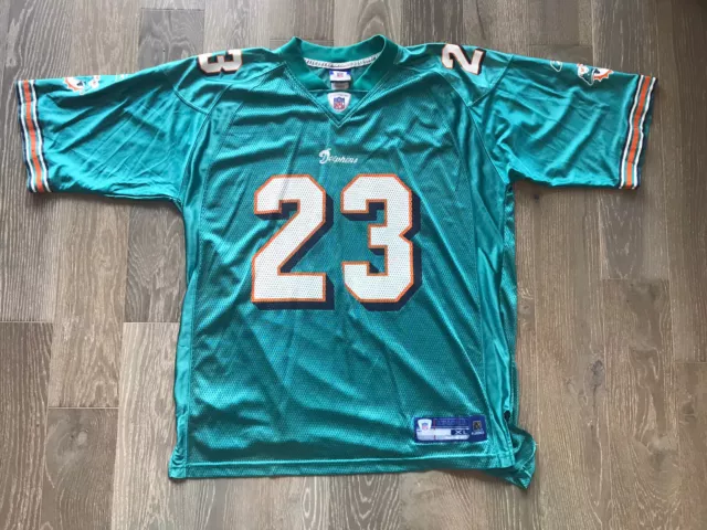 NFL Reebok Ronnie Brown Miami Dolphins Mens White Away NFL Jersey Size XL