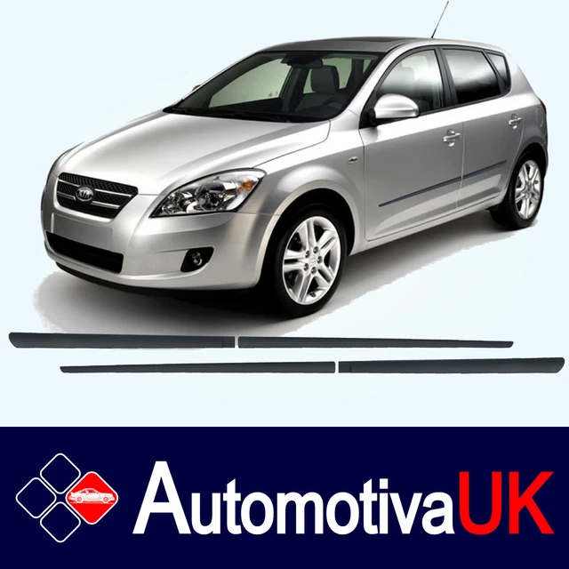 thumbnail image 2 of KIA Venga 5-Door Side Door Protection Mouldings – Black Rubbing Strips With 3M Tape 2 of 5