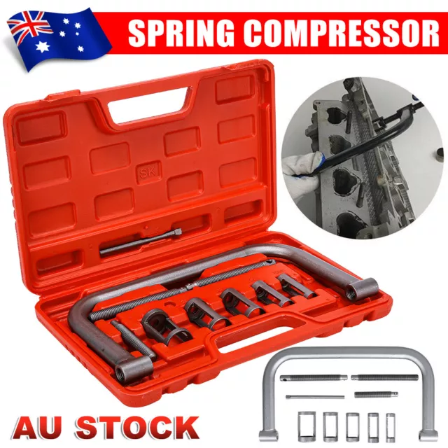 10pcs Valve Spring Compressor Removal Installer Tool Kit for Car Motorcycle Auto