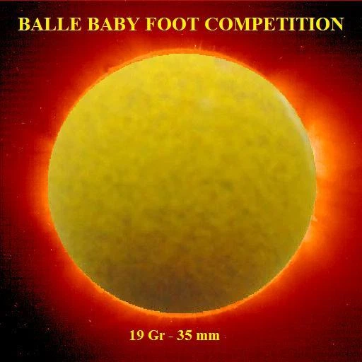 *** LOT de 11 balles de baby foot COMPETITION ***