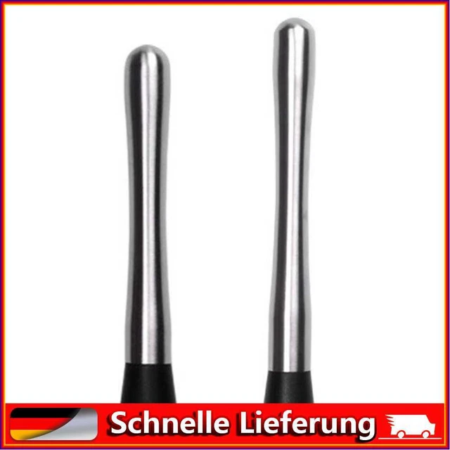 Stainless Steel Ice Crusher Wine Mixing Stick Cocktail Muddler Shaker Bar Tools
