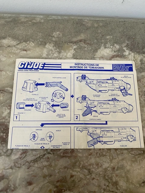 Hasbro Gi Joe: 1987 Cobra Pogo canons - FR