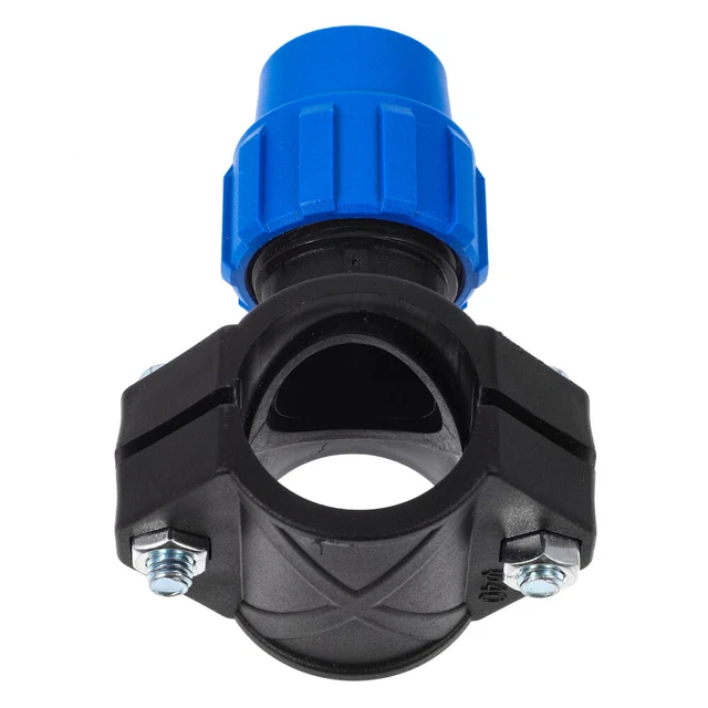 Multi-use Hose Clamp Garden Pipe Connector Irrigation Drain Saddle Clamp