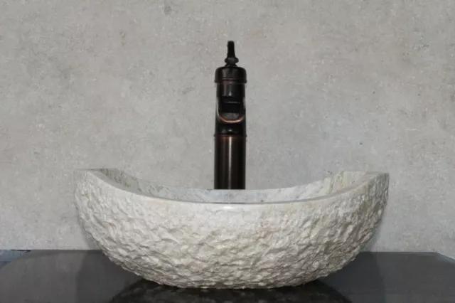 Stone sink bathroom vessel sink travertine marble sinks rustic