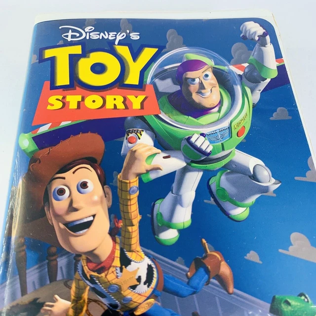 TOY STORY VHS Disney Pixar Full Screen 3D Movie Video Tape Tim Allen
