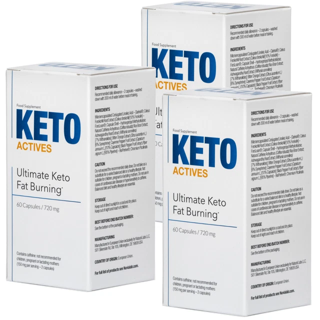 3x KETO Actives ® Extrem Ketose Diät Fettverbrennung abnehmen Appetitzügler