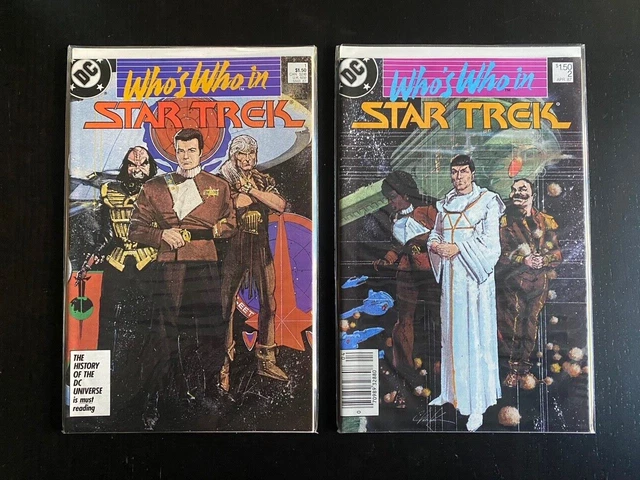 Who's Who in Star Trek #1, 2 DC Comics (1987) Perez/Byrne/Maguire/Chaykin - NM