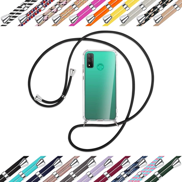 Collier pour Huawei P smart / Enjoy 7S noir+or (O) Etui Coque