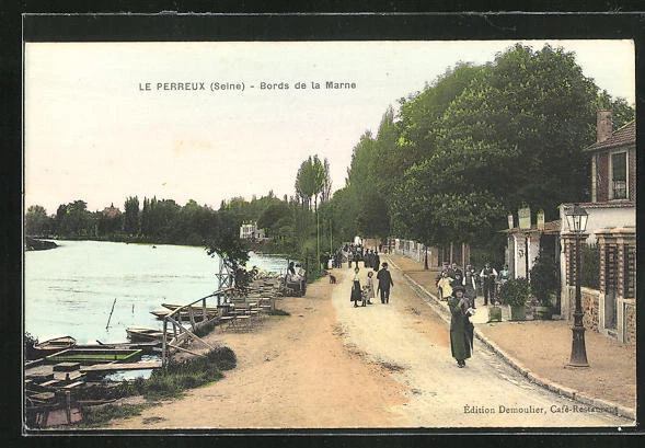 CPA Le Perreux, Bords de la Marne
