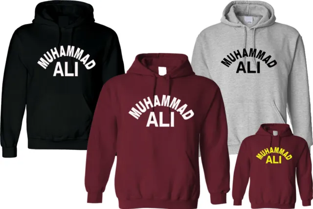 Muhammad Ali Cassius Clay Boxing Gym Training Mens Hoodie UNISEX GIFT TOP JUMPER