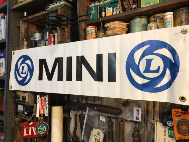 Mini Leyland New Vinyl Banner