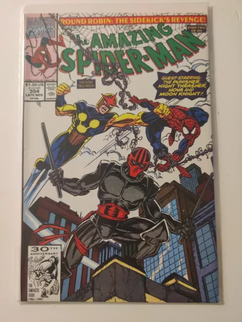 The Amazing Spider-Man When Midnight Strikes! Comic Book #353/#354 SET (2) NM