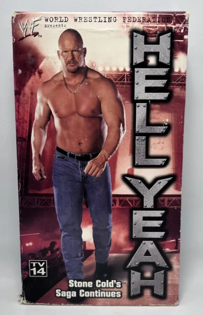 HELL YEAH STONE cold steve austin wrestling vhs WWF HOME VIDEO wwe $4. ...