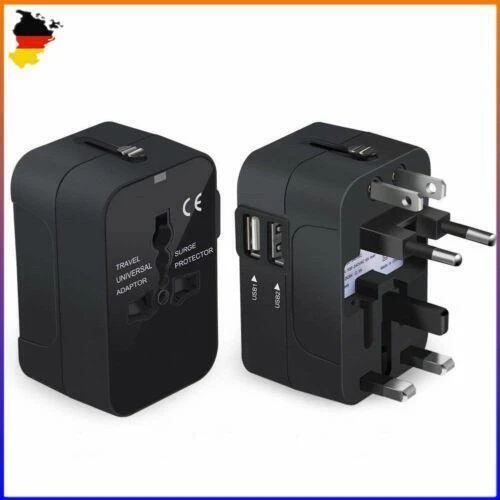 Enchufe universal adaptador de viaje USB 150 países conector de red adaptador de red UE EE. UU. DE