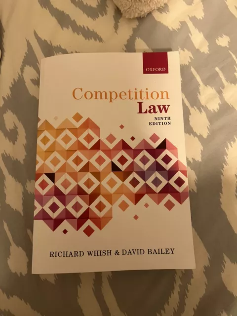 richard Whish & David Bailey Competition Law text book - ninth edition