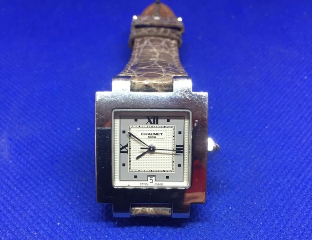 Chaumet Paris Date Square Steel Automatic Women's Watches Chaumet Paris Date Square Steel Automatic Women's Watches