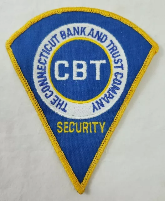 VINTAGE ~ The Connecticut Bank & Trust Company "Security" Patch - 003