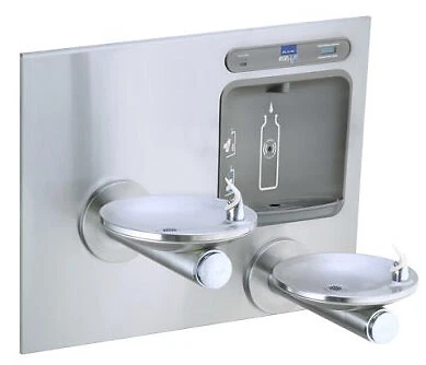Elkay LZWS-EDFPBM117K EZH2O 8GPH Wall Mount Bi-Level Bottle - Stainless Steel