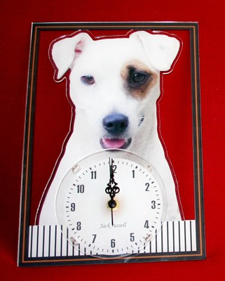 Berger Horloge pendule chien berger allemand 4 clock dog uhr hund reloj perro orologio 