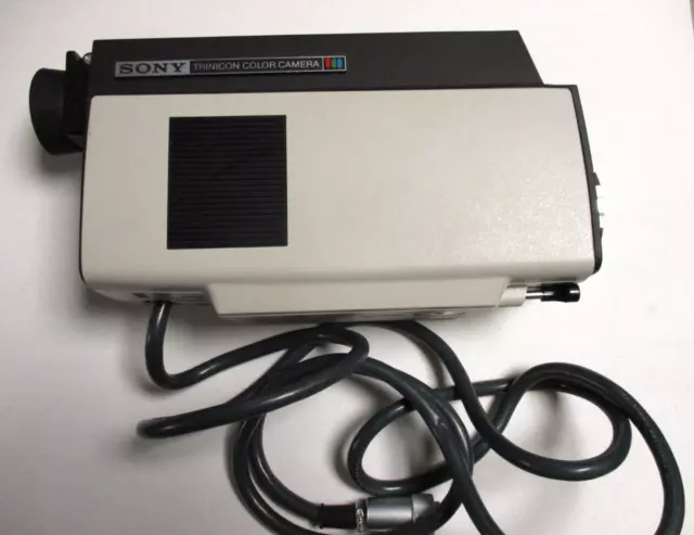 Sony DXC-1600 Trinicon color video camera & acc. as shown.
