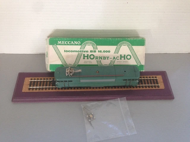 Echelle 0 Locomotive électrique HO Hornby CC 7121 SNCF Verte - Réf. 6372 Avec Boîte D'origine Locomotive CC 7121 Verte