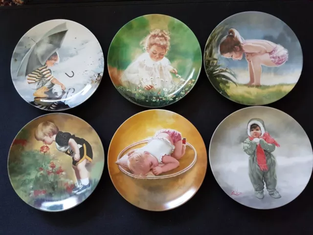 Pemberton & Oakes 'Wonder of Childhood' plate collection by painter Donald Zolan