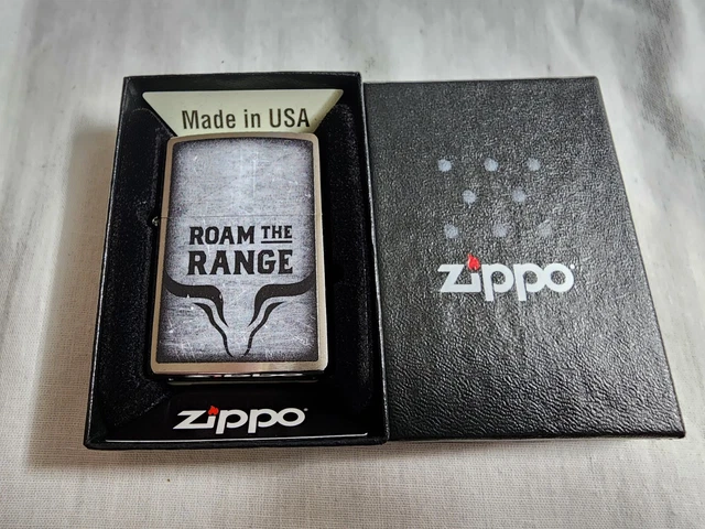 Zippo 2022 Lighter Marlboro Roam The Range With Box. NEW SEALED UNUSED. RARE
