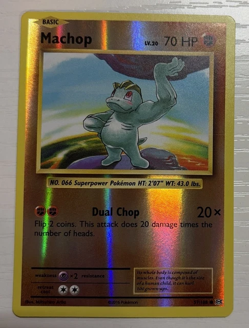 machop pokemon card 2016 XY All cards will be carefully packed for safe transit MACHOP 57/108 XY Evolutions Pokemon