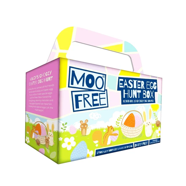 MOO FREE DAIRY Free Easter Egg Hunt Box 150g Vegan 17.86 PicClick AU