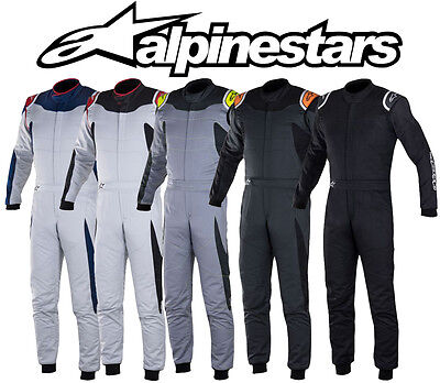 Alpinestars Alpinestars Stratos Tuta da Gara Fia 2-Layer Rally Tutte le Misure Grigio 