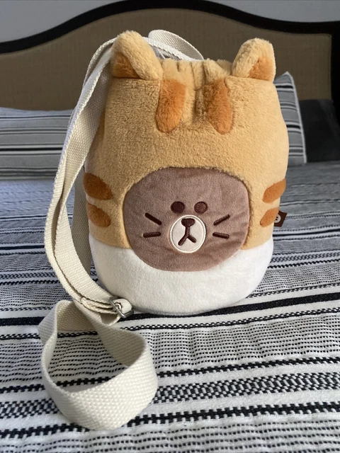 Line Friends Cheese Kitten Kitty Bucket Bag Purse