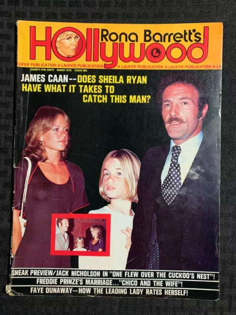 1976 March RONA BARRETT"S HOLLYWOOD Magazine VG 4.0 James Caan / Freddie Prinze