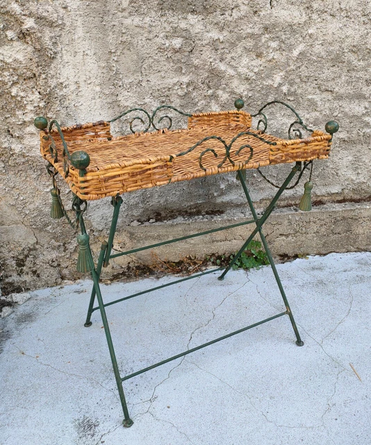 Lit en fer forgé enfant années 50