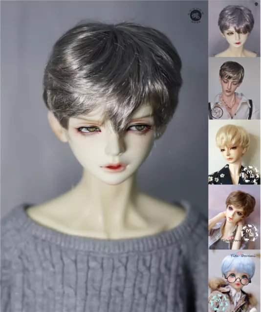 BJD Doll Wig 1/3 8-9" Pullip SD MSD MDD 1/4 7-8" YOSD BB 6-7" LATI 1/8 5-6" Hair